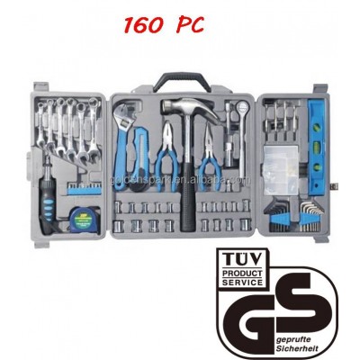 Professional 160 Pcs Repair Mechanics Tool Kit Set With Blow Case